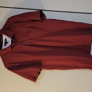 Banna Republic Short sleeve Polo shirt for men's Jeans wear color maroon large
